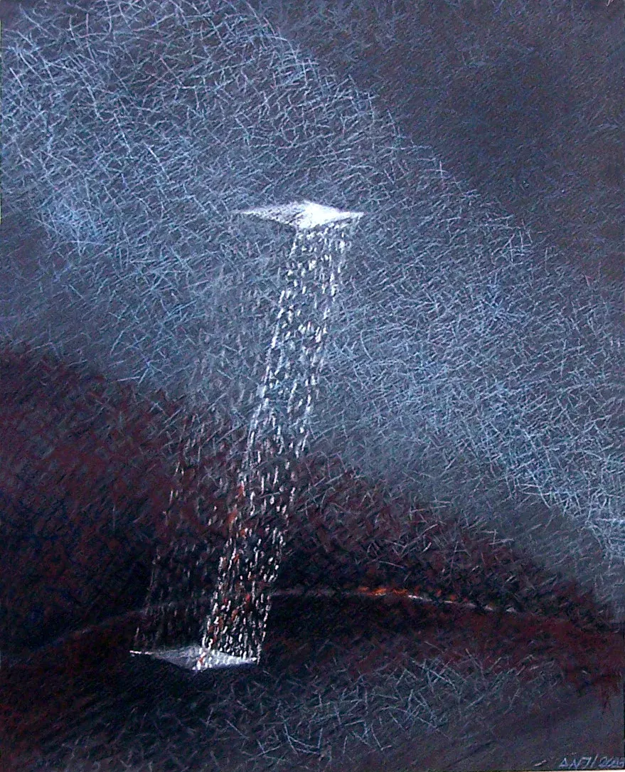«Jako w Niebie, tak i na Ziemi» (2003), pastello — opera di Antonina Wysocka-Jonczak