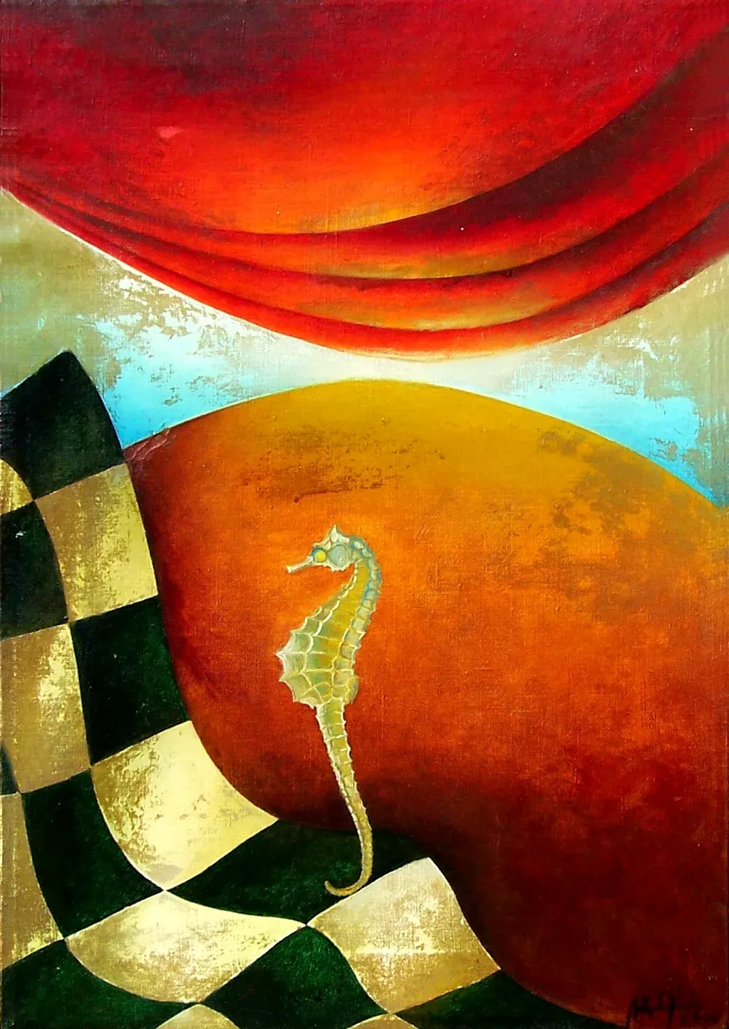 «Konik», tela — opera di Antonina Wysocka-Jonczak