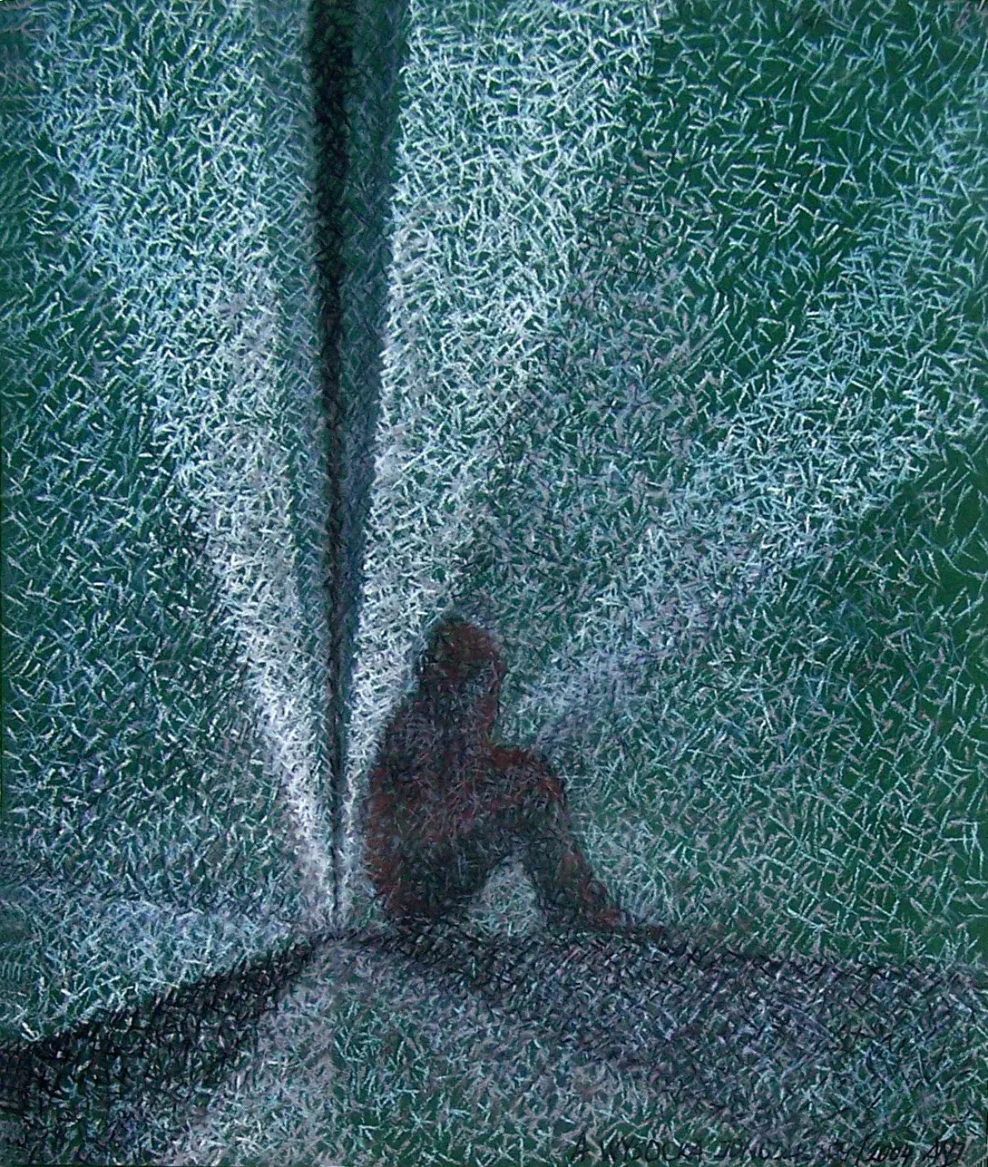 «Zatrzymane w Pamięci — Oczekiwanie» (2004), pastello — opera di Antonina Wysocka-Jonczak