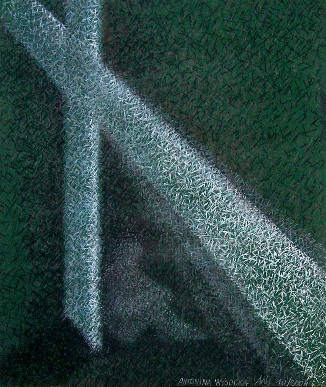 «Zatrzymane w Pamięci — Oczekiwanie» (2004), pastello — opera di Antonina Wysocka-Jonczak