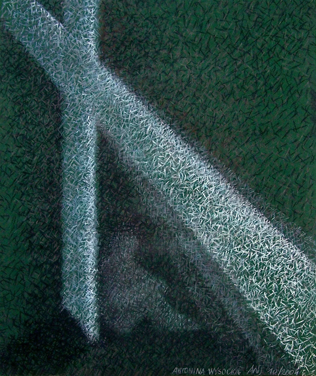 «Zatrzymane w Pamięci — Oczekiwanie» (2004), pastello — opera di Antonina Wysocka-Jonczak