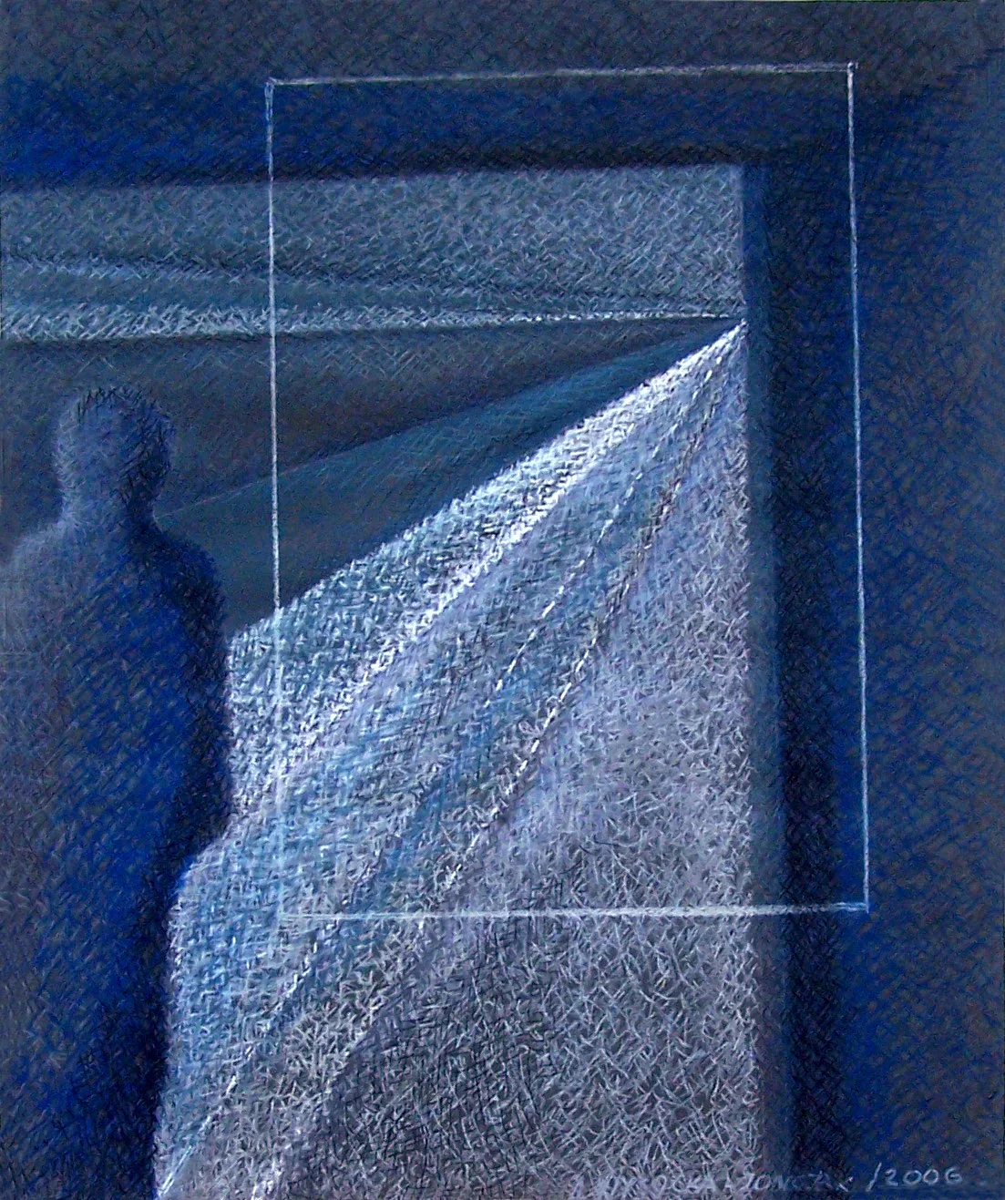 «Zatrzymane w Pamięci — Droga III» (2006), pastello — opera di Antonina Wysocka-Jonczak
